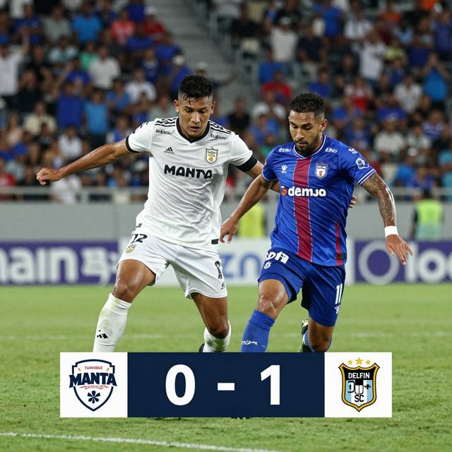 Manta FC 0-1 Delfin SC: Chiến thắng tối thiểu của đội khách tại Liga Pro